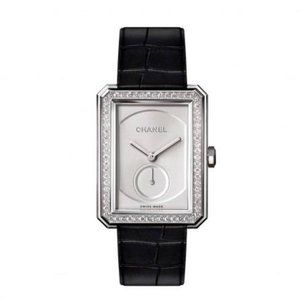 🖤Chanel🖤Boy-Friend Watch 18K White Gold Diamonds Alligator Exotic Band GM